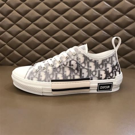 dior b23 low white canvas